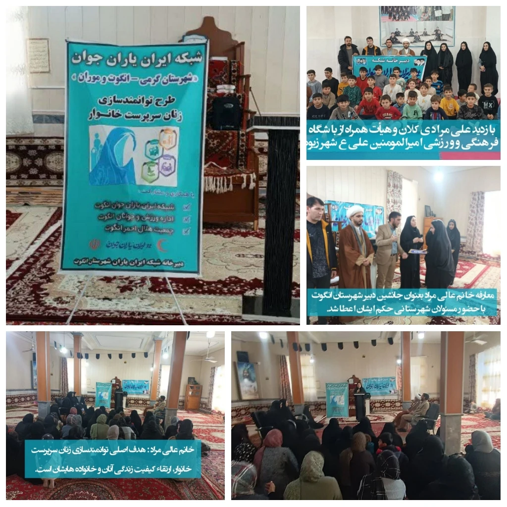 برگزاری کارگاه توانمندسازی زنان سرپرست خانوار در شهرستان انگوت